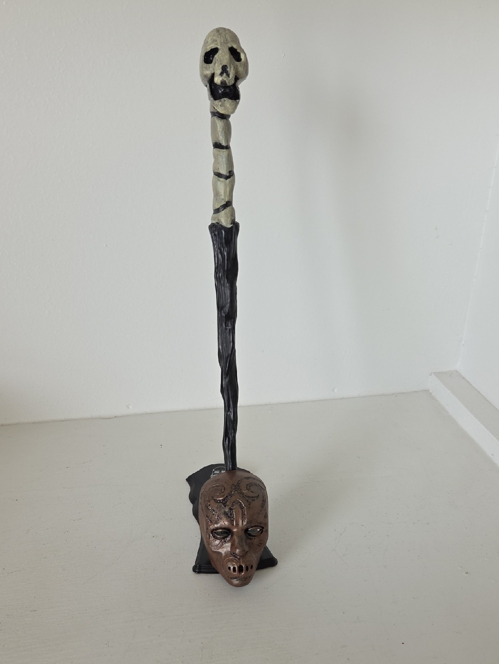 Harry Potter Death Eater Skull Wand From The Nobel Collection 12inches Long